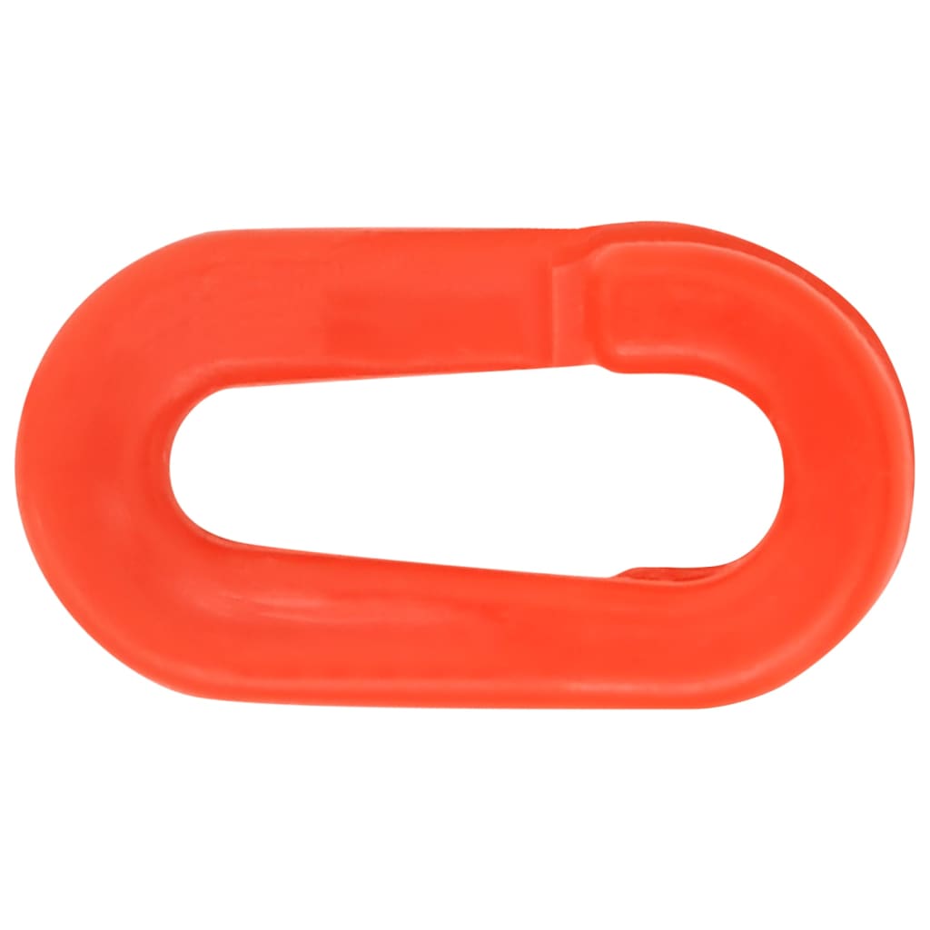 vidaXL Bornes de contrôle du trafic 10 pcs avec chaîne 75 cm PE
