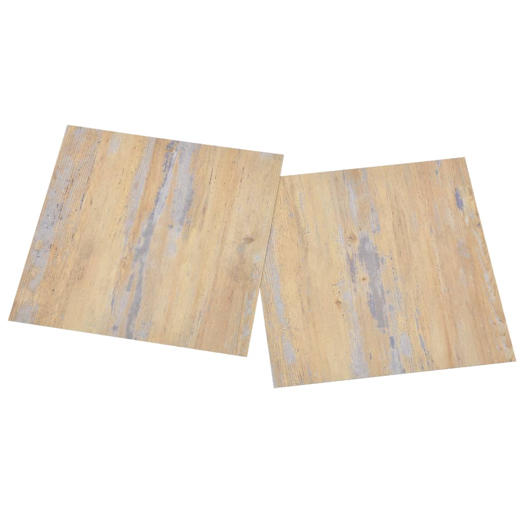vidaXL Dalles de plancher autoadhésives 20 pcs PVC 1,86 m² marron
