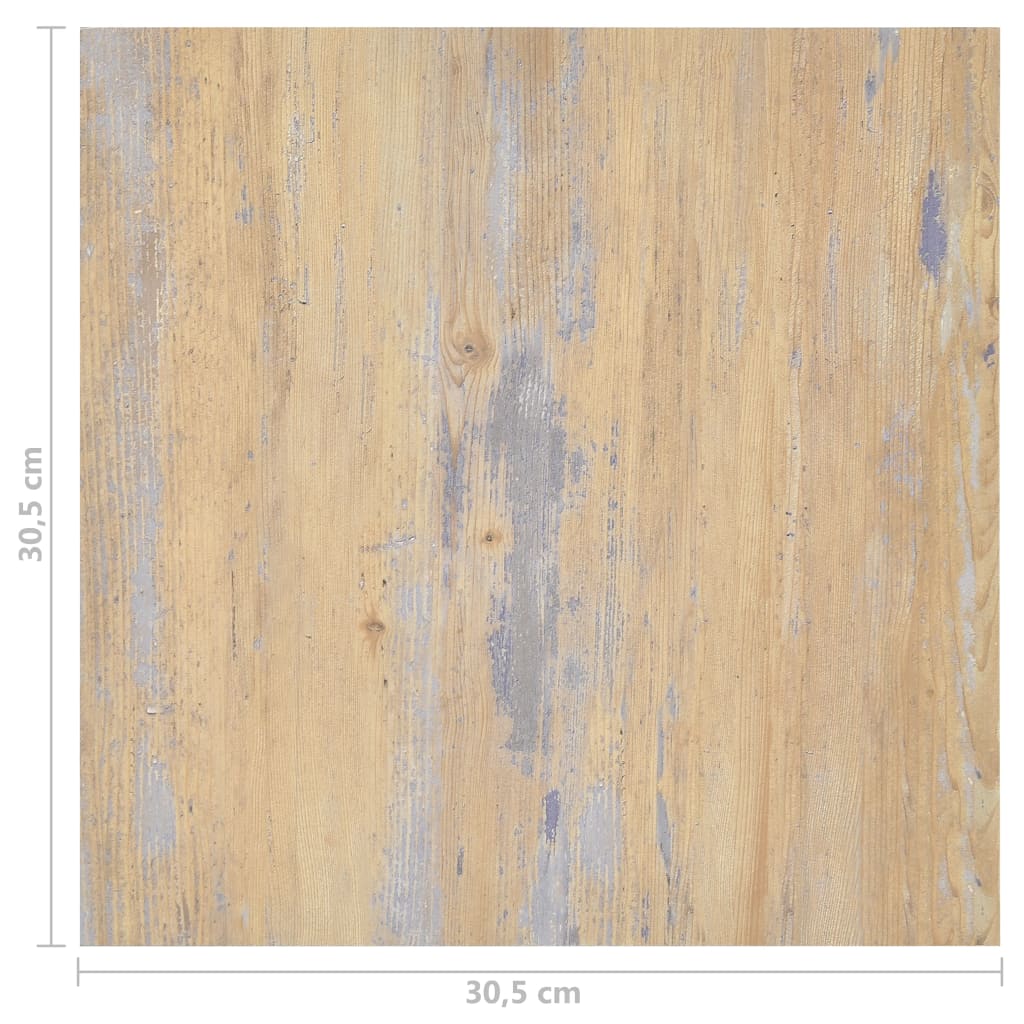 vidaXL Dalles de plancher autoadhésives 20 pcs PVC 1,86 m² marron