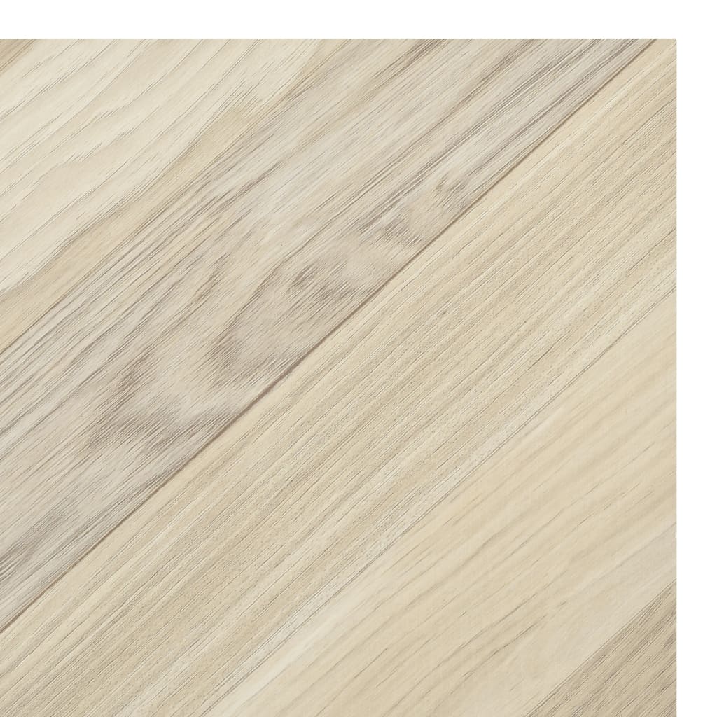 vidaXL Planches de plancher autoadhésives 20 pcs PVC 1,86m² Beige rayé