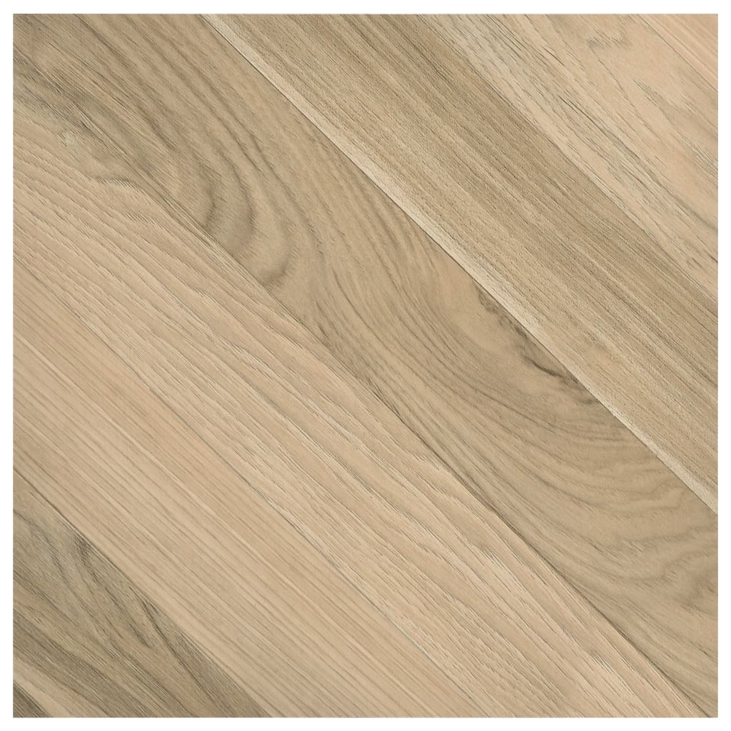 vidaXL Dalles de plancher autoadhésives 20 pcs PVC 1,86 m² marron rayé
