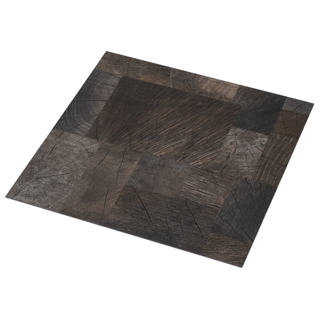 vidaXL Dalles de plancher autoadhésive 20 pcs PVC Structure à bois