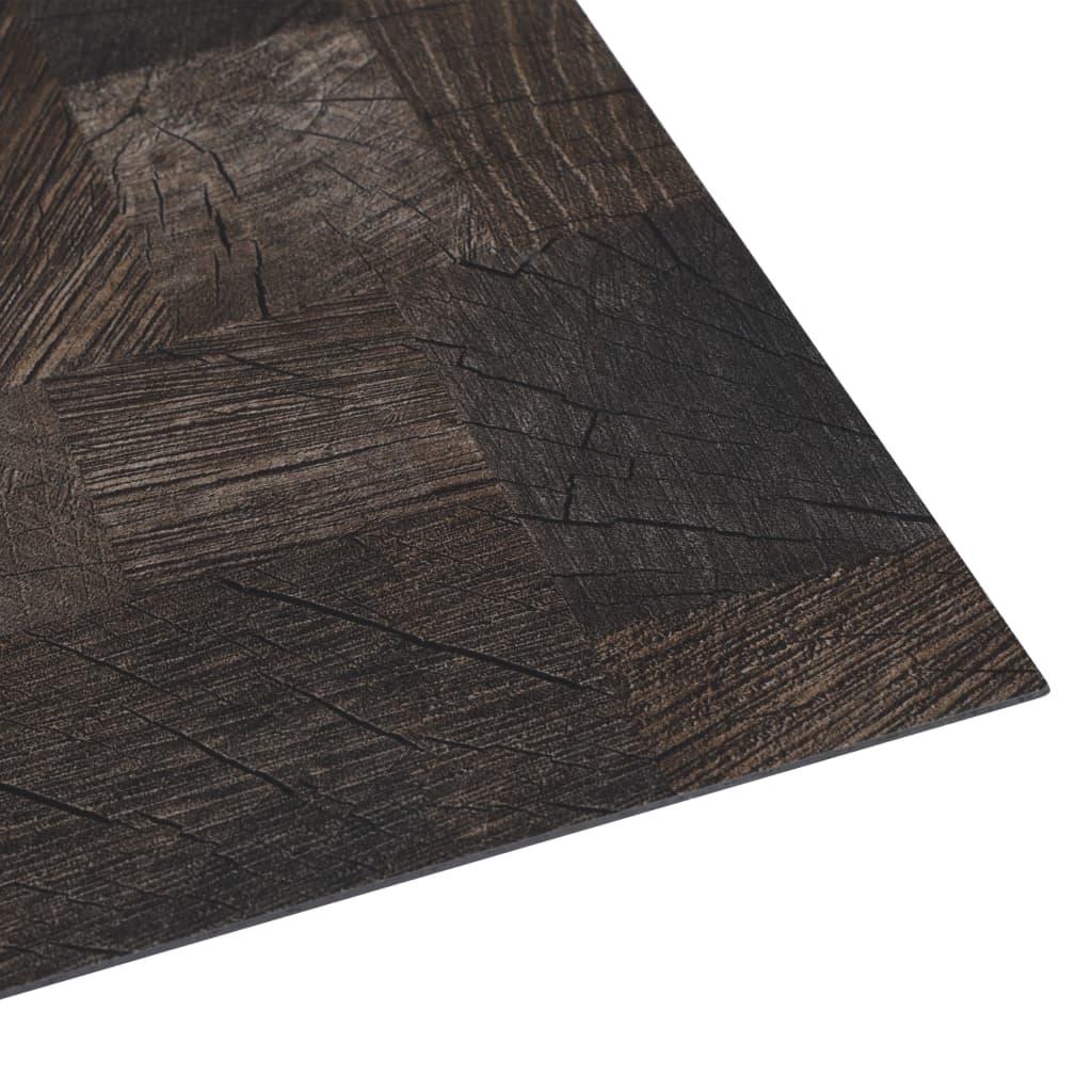 vidaXL Dalles de plancher autoadhésive 20 pcs PVC Structure à bois