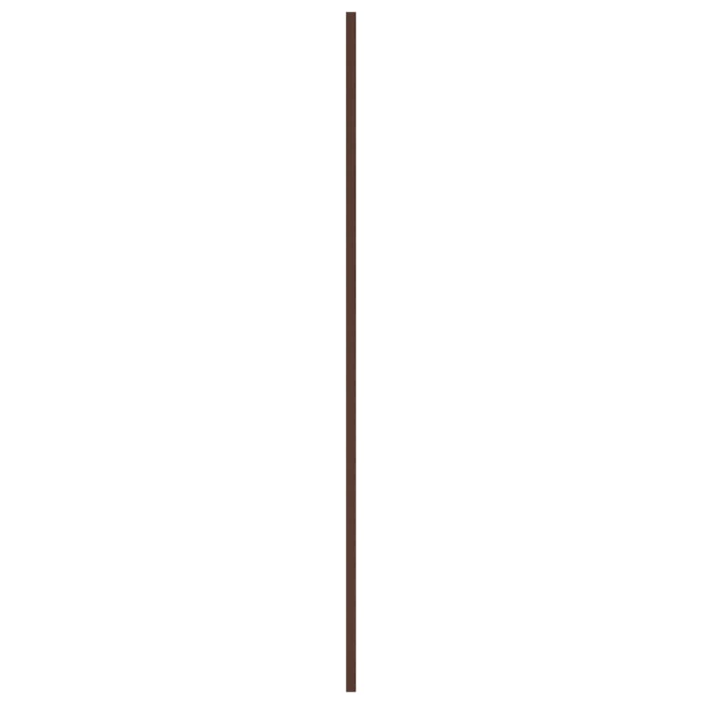 vidaXL Panneaux de toiture 36 pcs Acier galvanisé Marron 80x45 cm