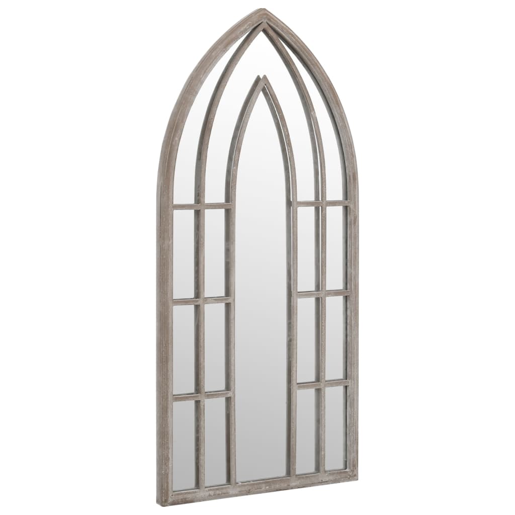 vidaXL Miroir de jardin Sable 100x45cm Fer pour utilisation extérieure