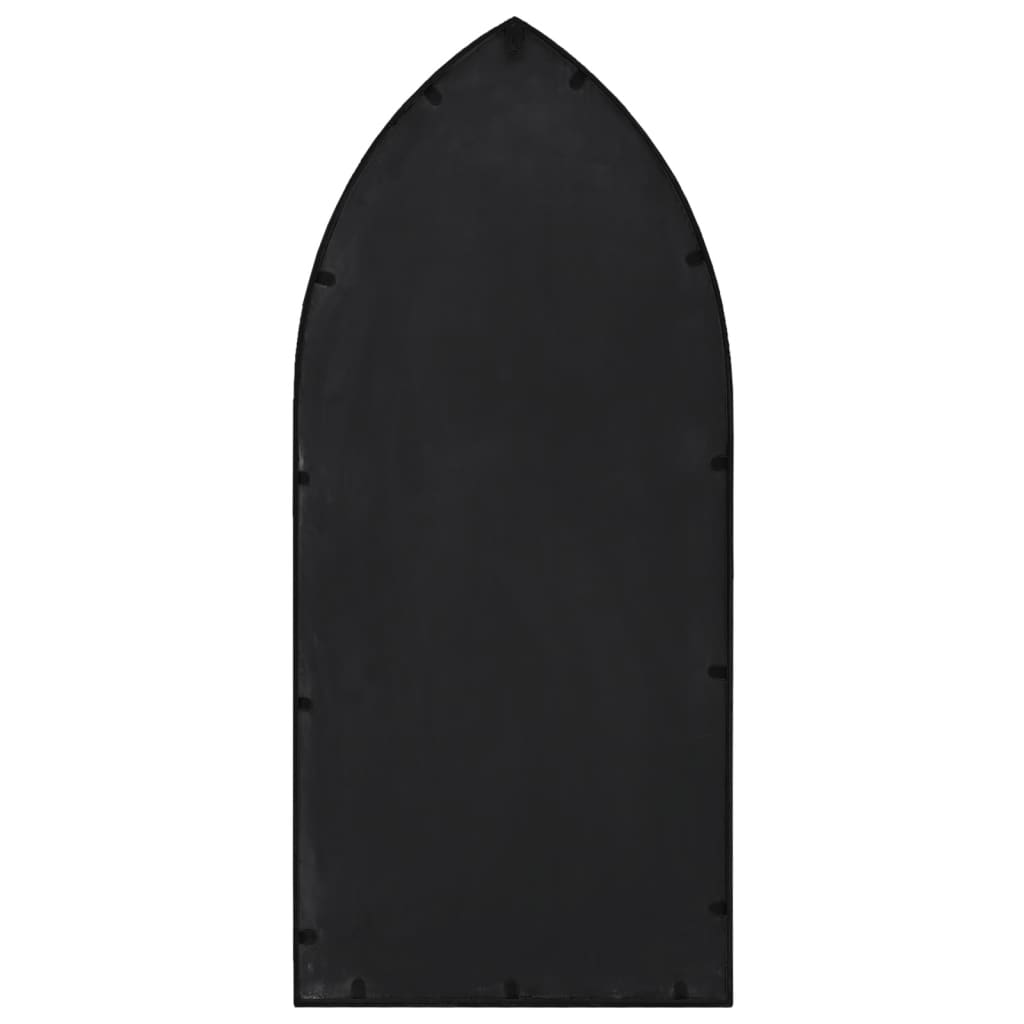 vidaXL Miroir Noir 100x45 cm Fer pour utilisation à l'intérieur