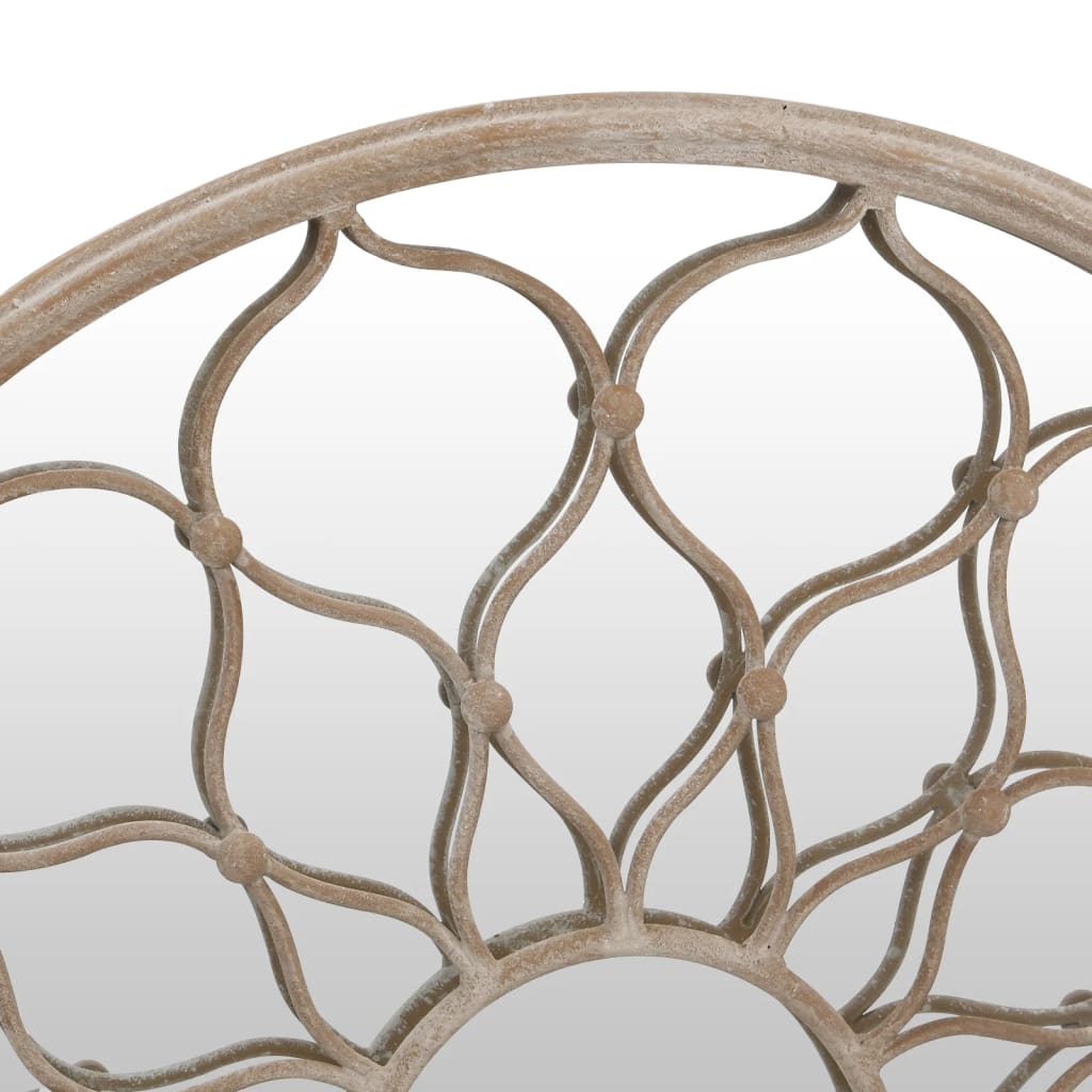 vidaXL Miroir Sable 60x3 cm Fer pour utilisation à l'intérieur