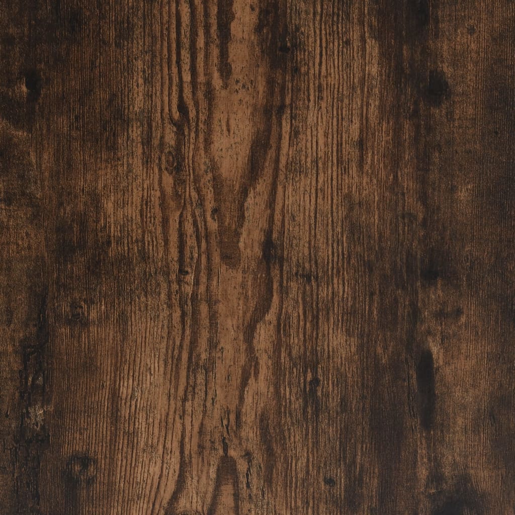 vidaXL Support de moniteur Chêne fumé 100x24x13 cm Bois d'ingénierie