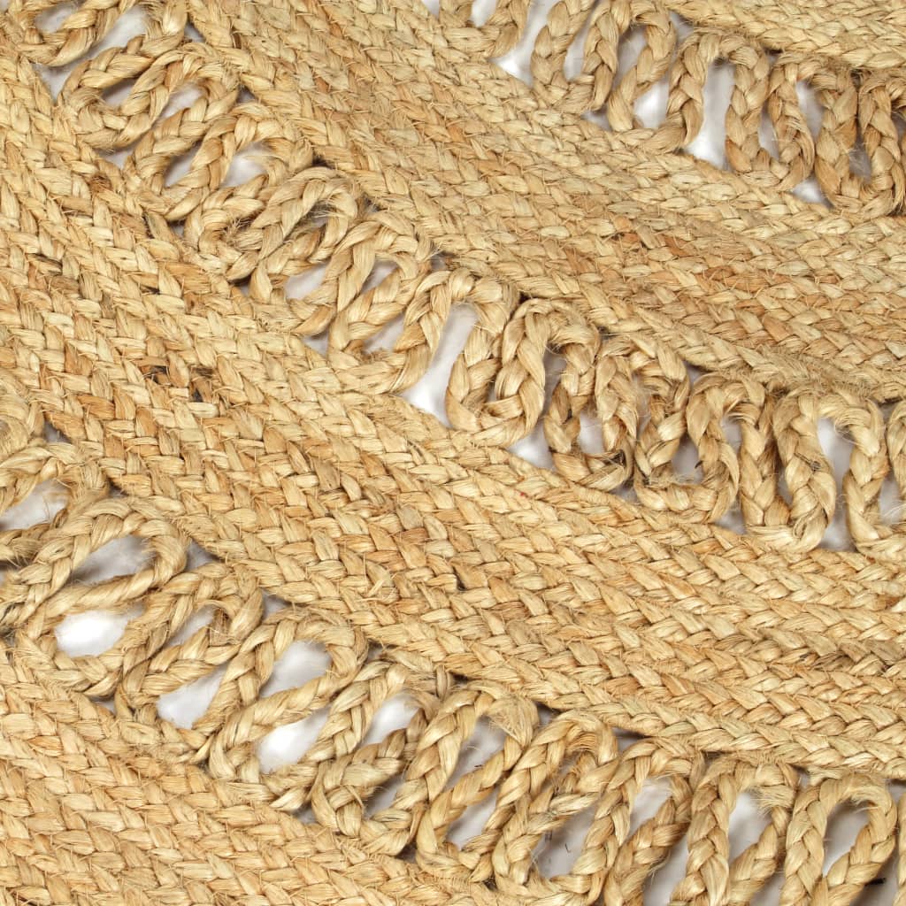 vidaXL Tapis fait à la main Jute tressée 180 cm