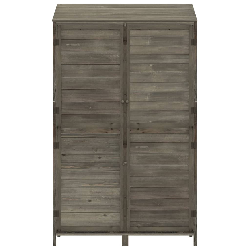 vidaXL Remise de jardin Anthracite 102x52x174,5cm Bois de sapin solide
