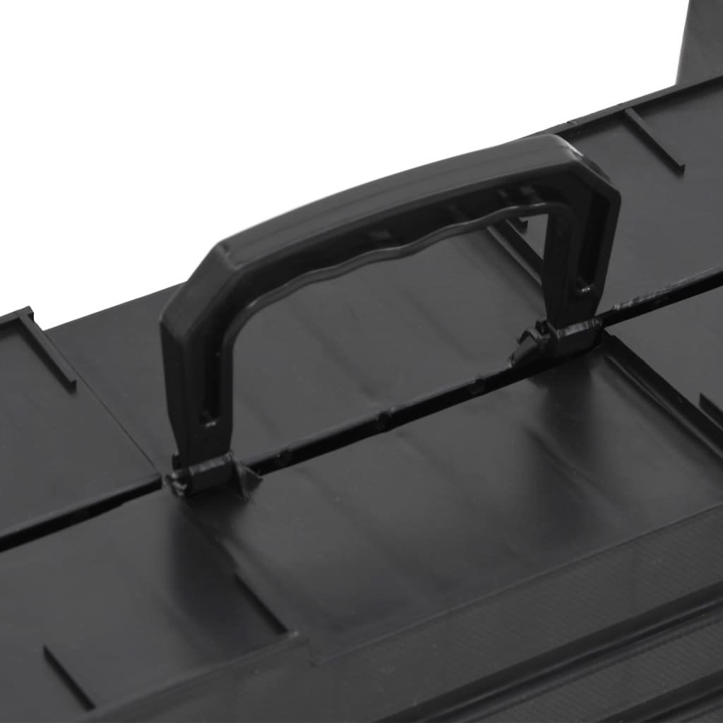 vidaXL Rampe pliable pour chien Noir 153x40x12,5 cm Plastique