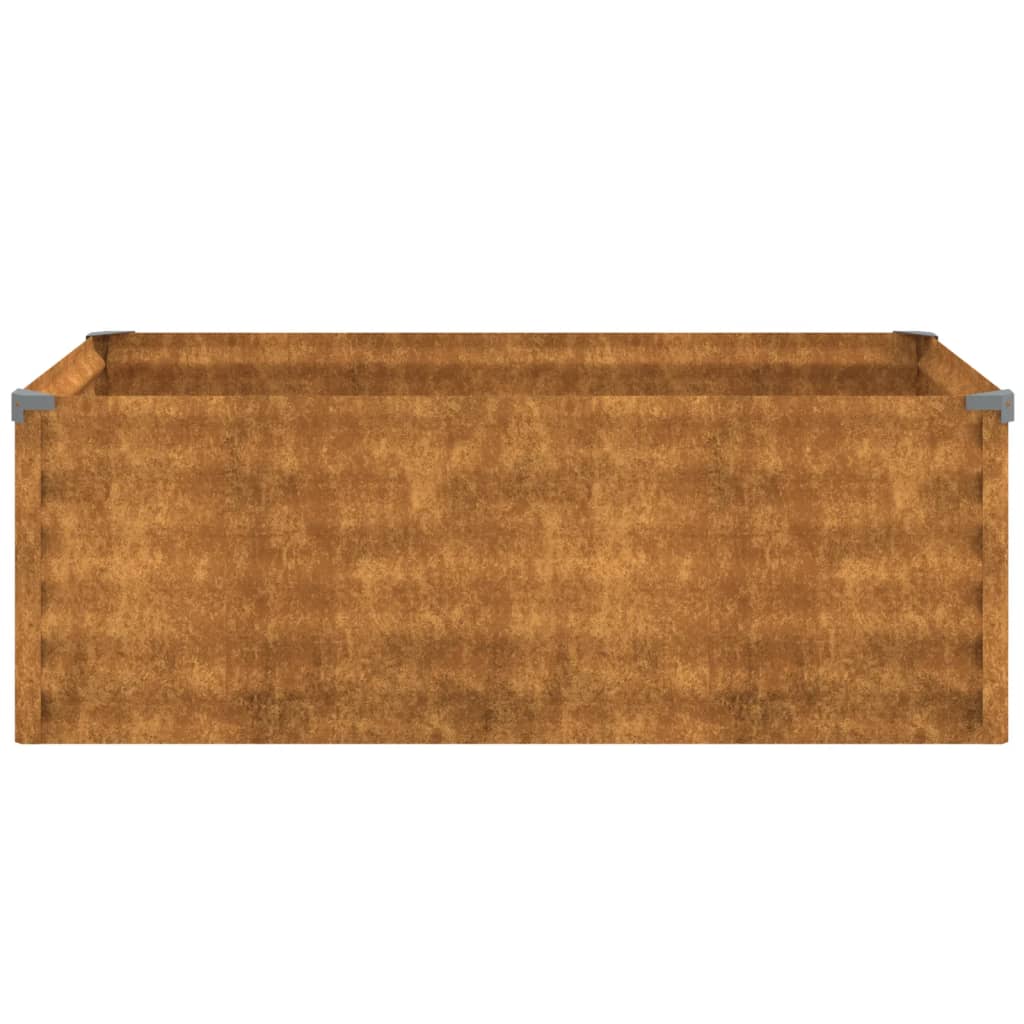 vidaXL Lit surélevé de jardin 100x50x36 cm acier corten