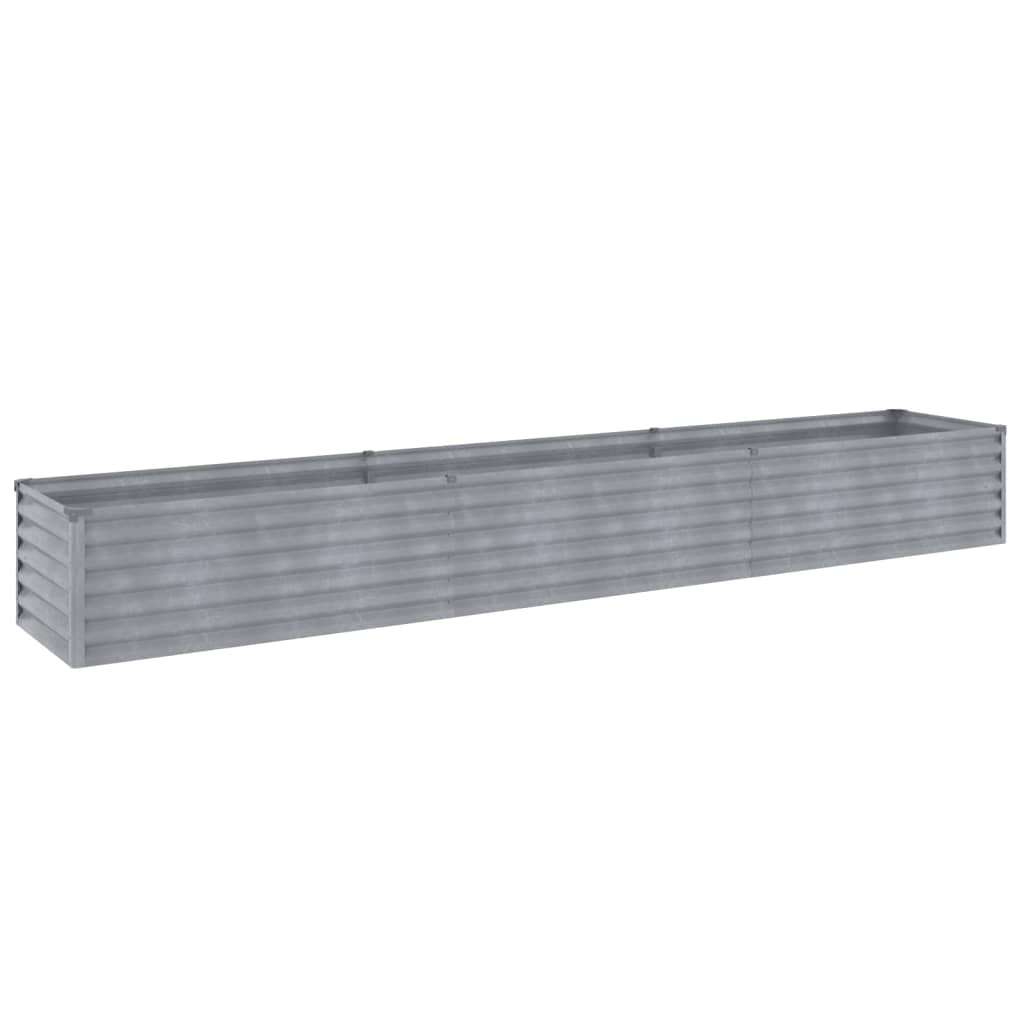 vidaXL Lit surélevé de jardin 291x50x36 cm acier corten