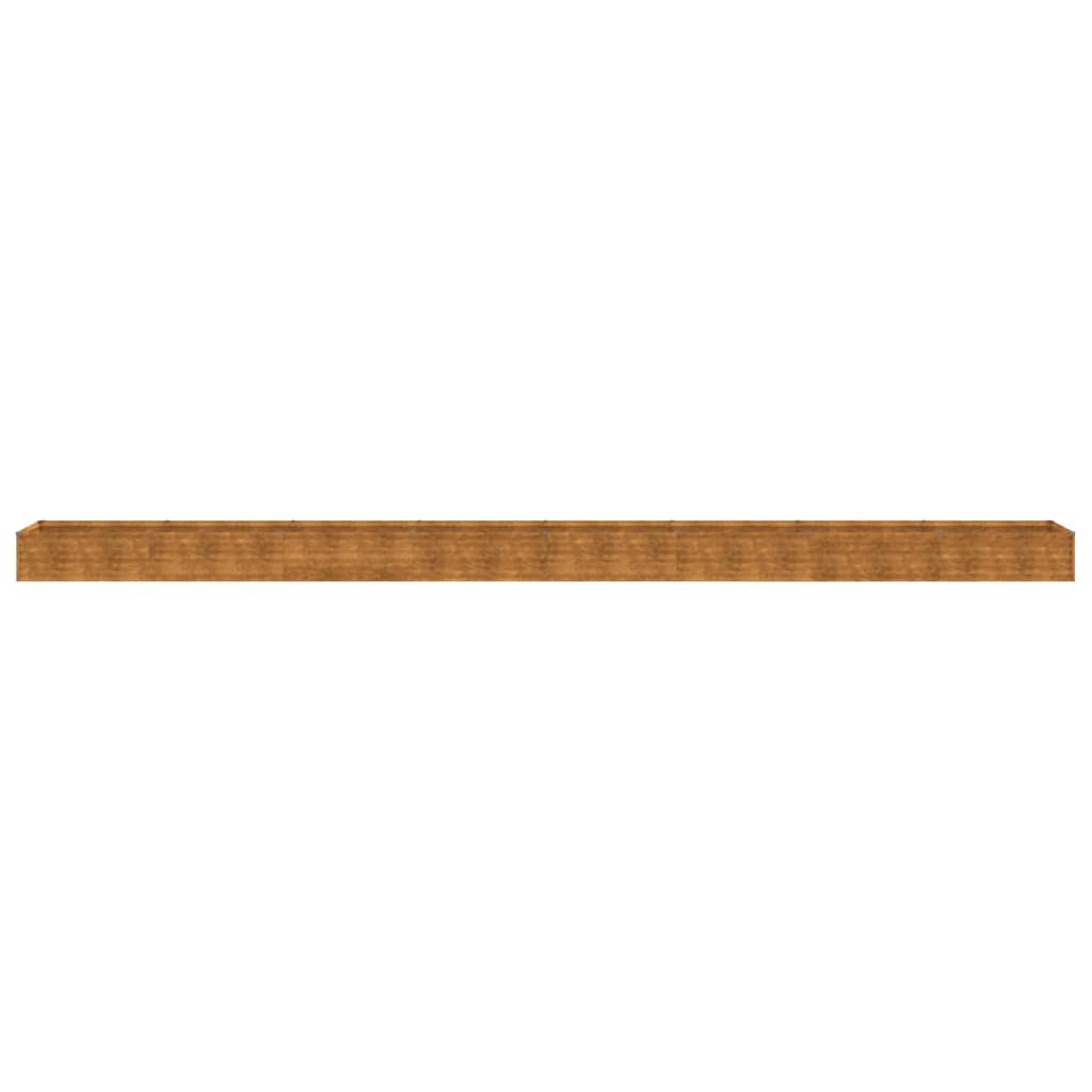 vidaXL Lit surélevé de jardin 770x50x36 cm acier corten