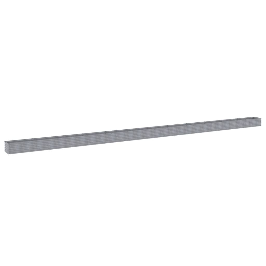 vidaXL Lit surélevé de jardin 1152x50x36 cm acier corten