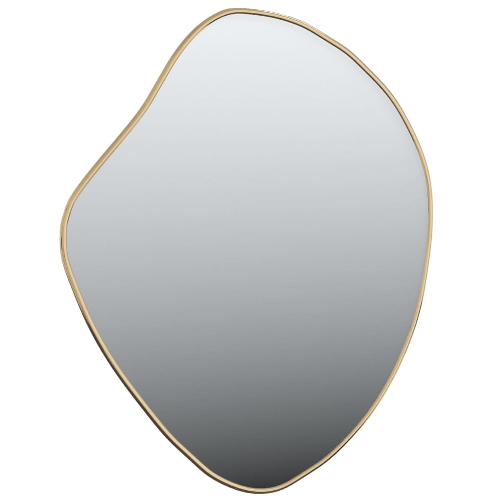 vidaXL Miroir mural Doré 60x50 cm