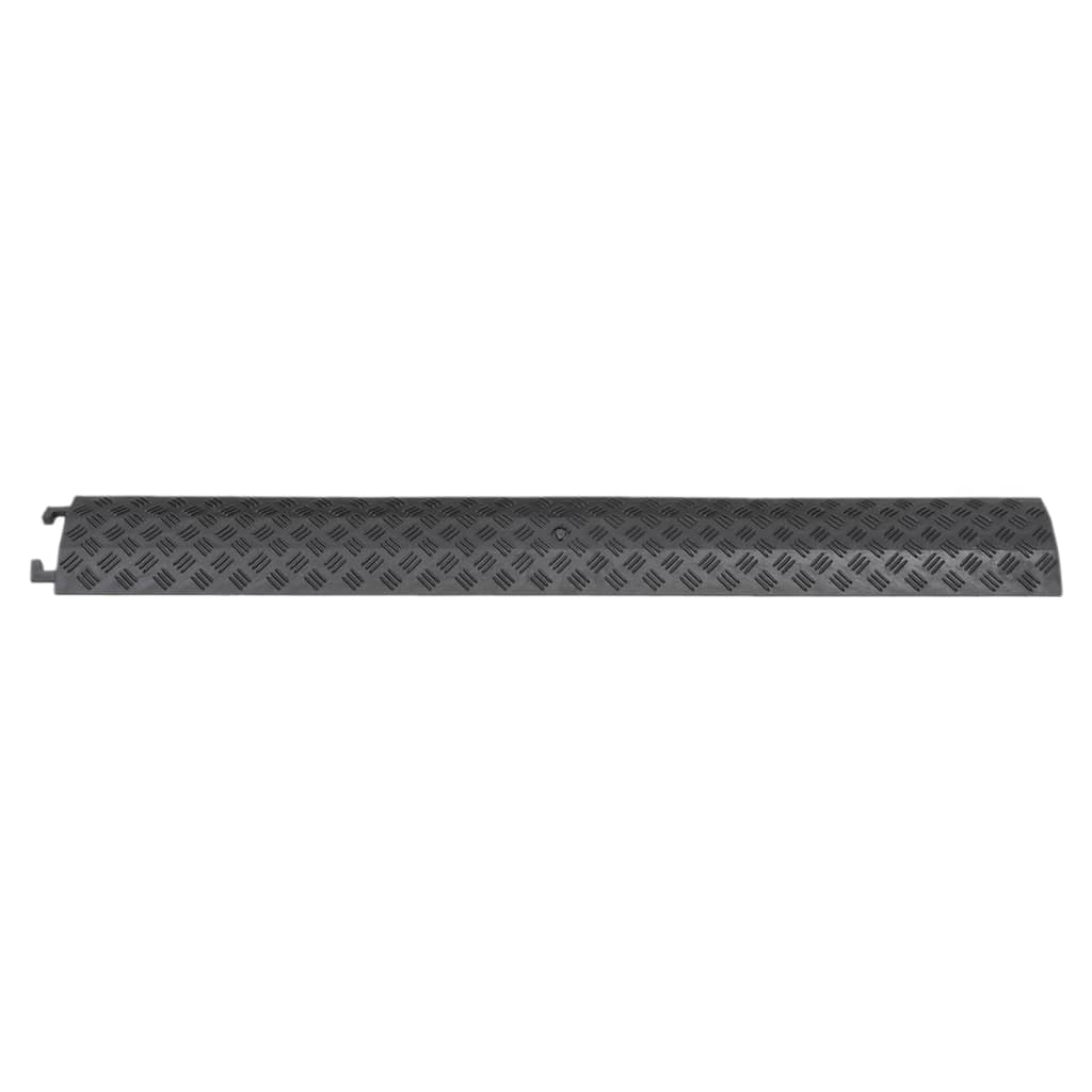 vidaXL Rampes de protection de câble 2 pcs 98,5 cm Noir