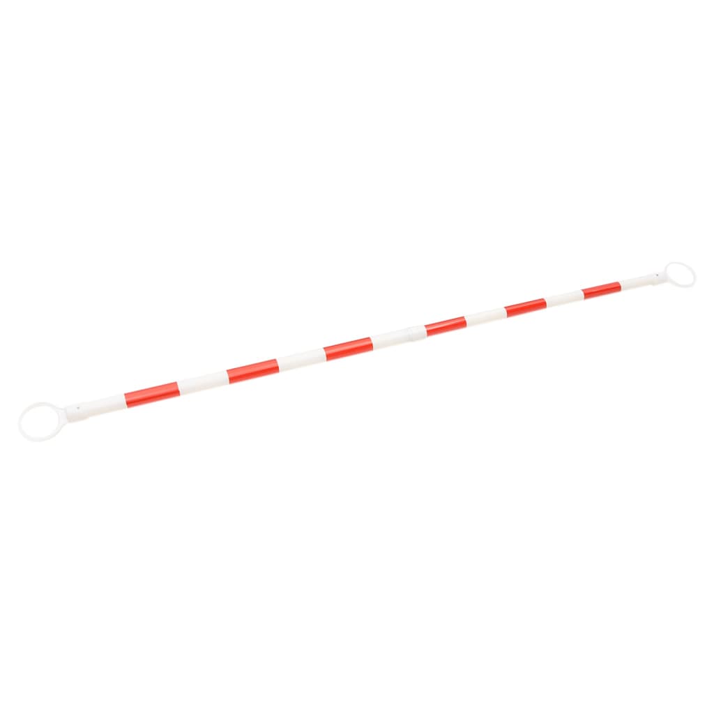 vidaXL Barres de cônes de circulation rétractables 10pcs ABS 116-197cm