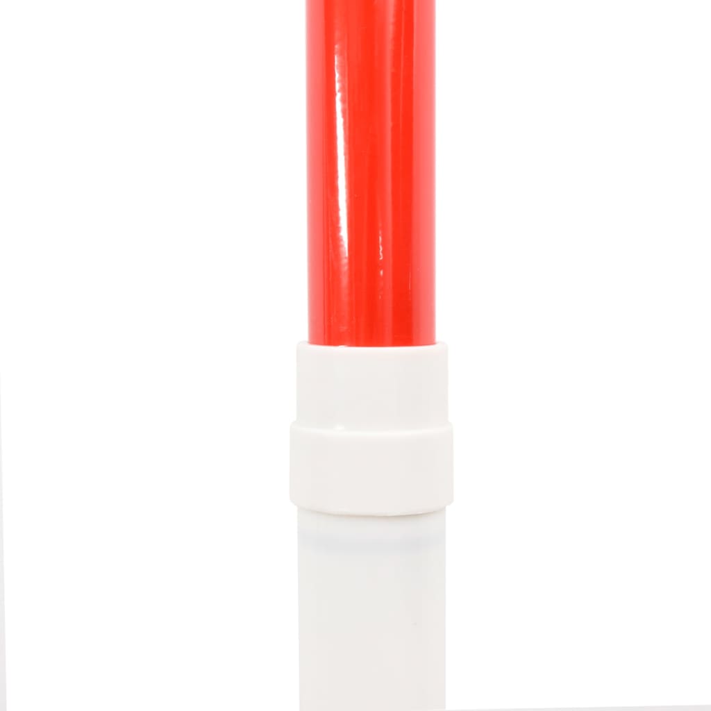 vidaXL Barres de cônes de circulation rétractables 10pcs ABS 116-197cm