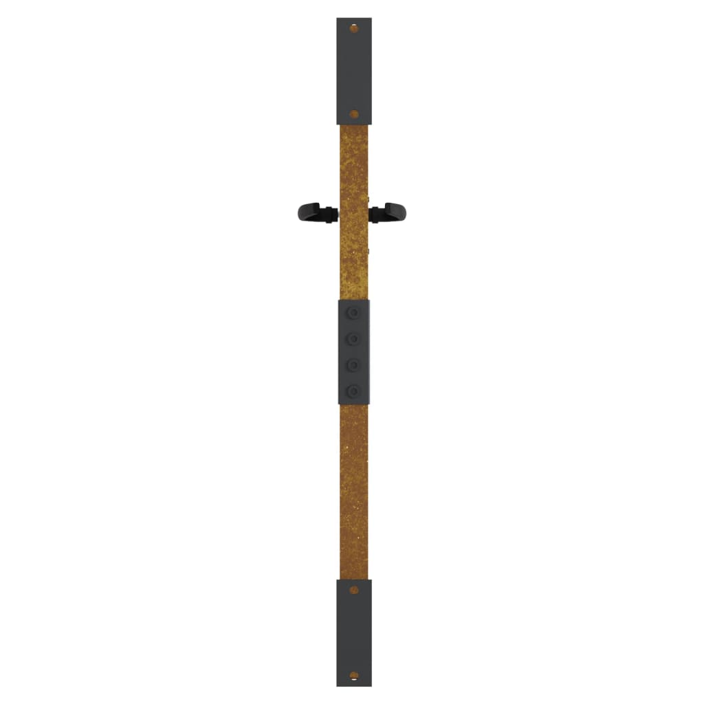 vidaXL Portail de jardin 85x100 cm acier corten conception de carré