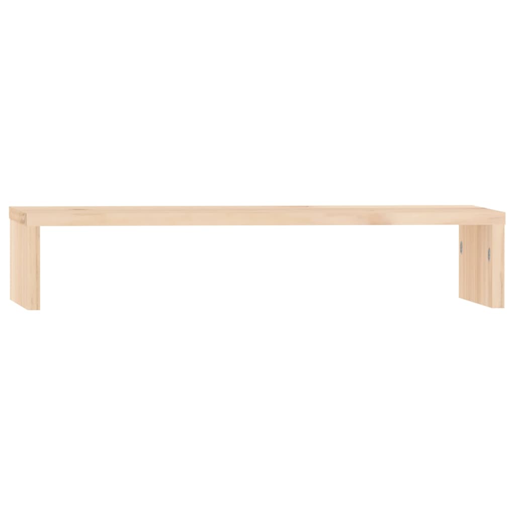 vidaXL Support pour moniteur 50x27x10 cm Bois de pin solide