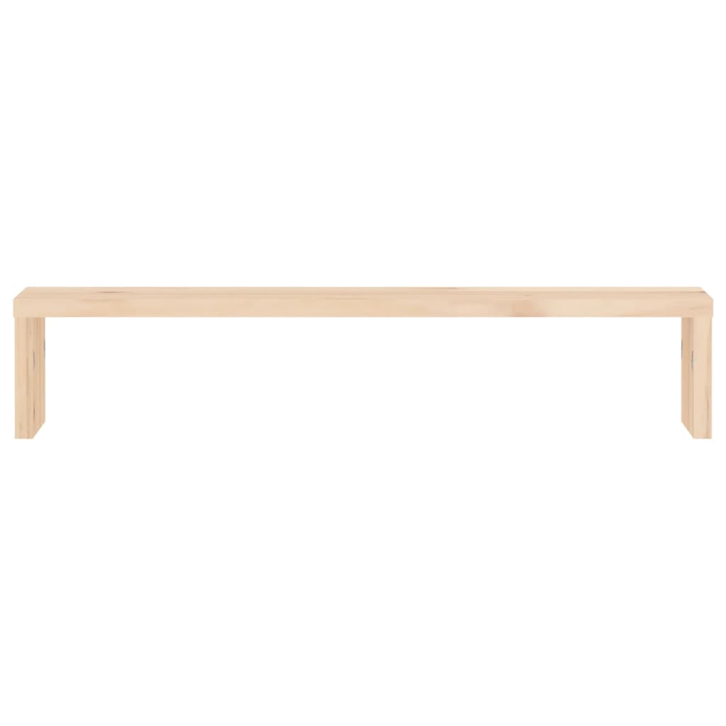 vidaXL Support pour moniteur 50x27x10 cm Bois de pin solide