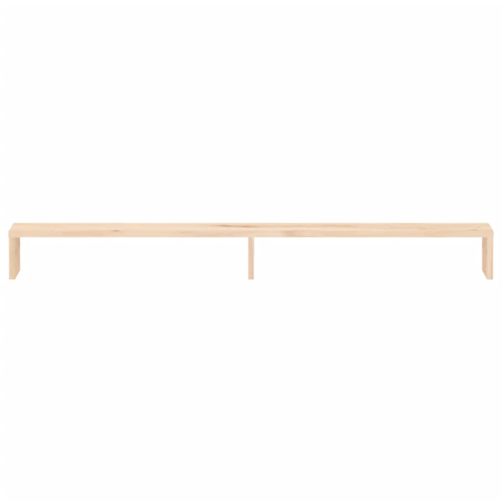 vidaXL Support pour moniteur 100x27x10 cm Bois de pin solide