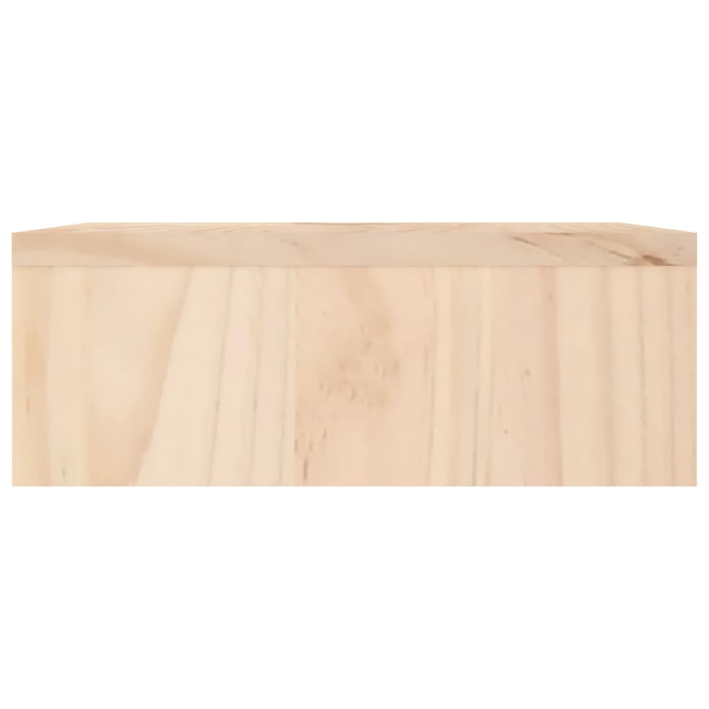 vidaXL Support pour moniteur 100x27x10 cm Bois de pin solide
