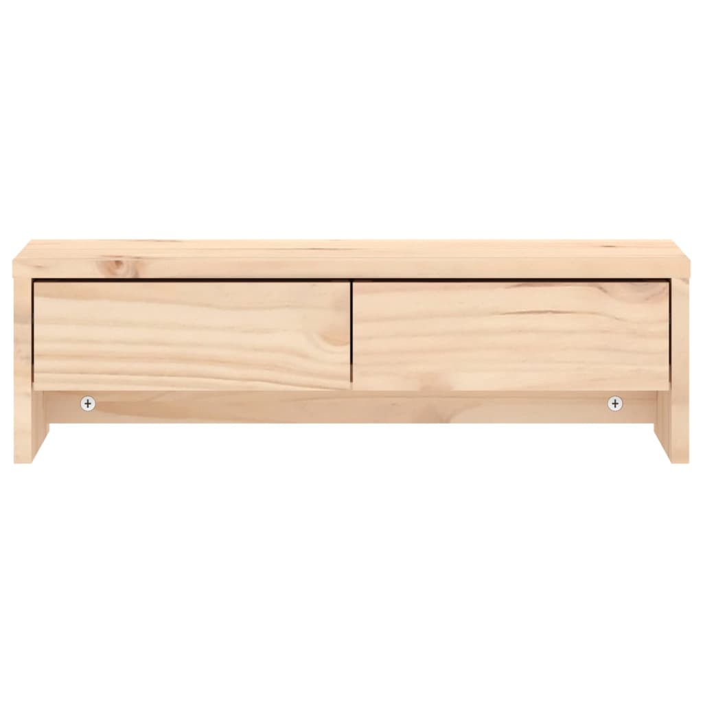 vidaXL Support pour moniteur 50x27x15 cm Bois de pin solide