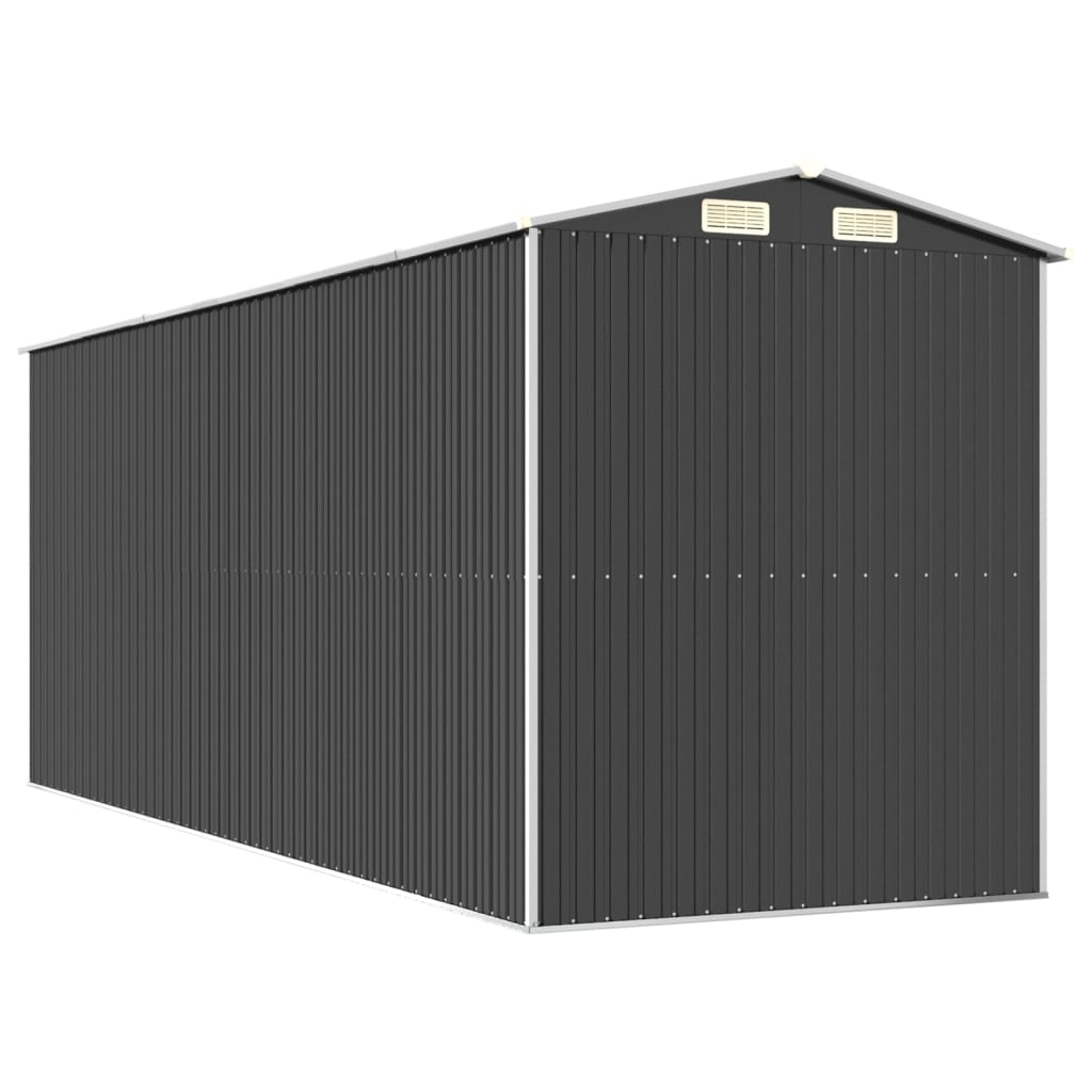 vidaXL Abri de jardin Anthracite 192x523x223 cm Acier galvanisé