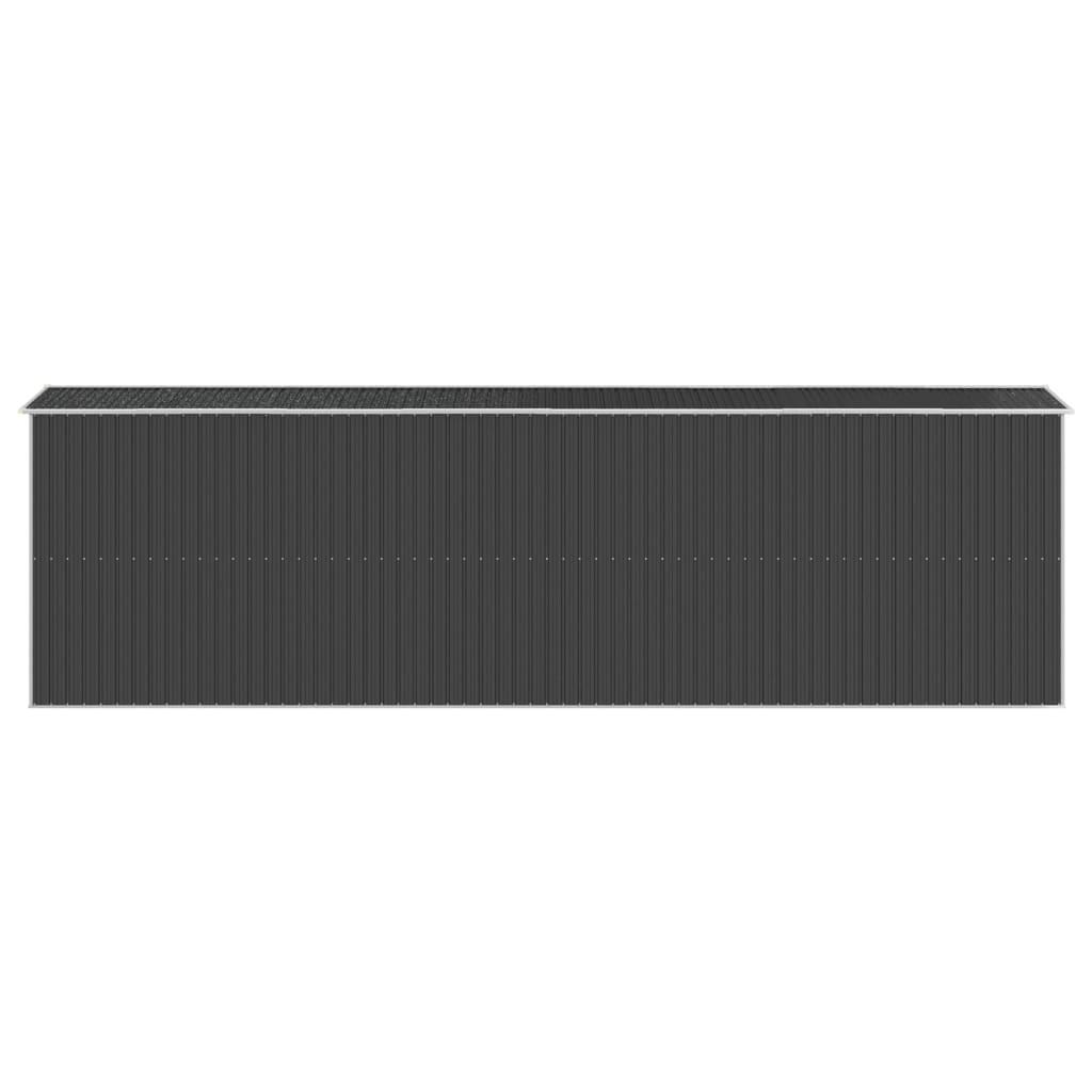 vidaXL Abri de jardin Anthracite 192x689x223 cm Acier galvanisé