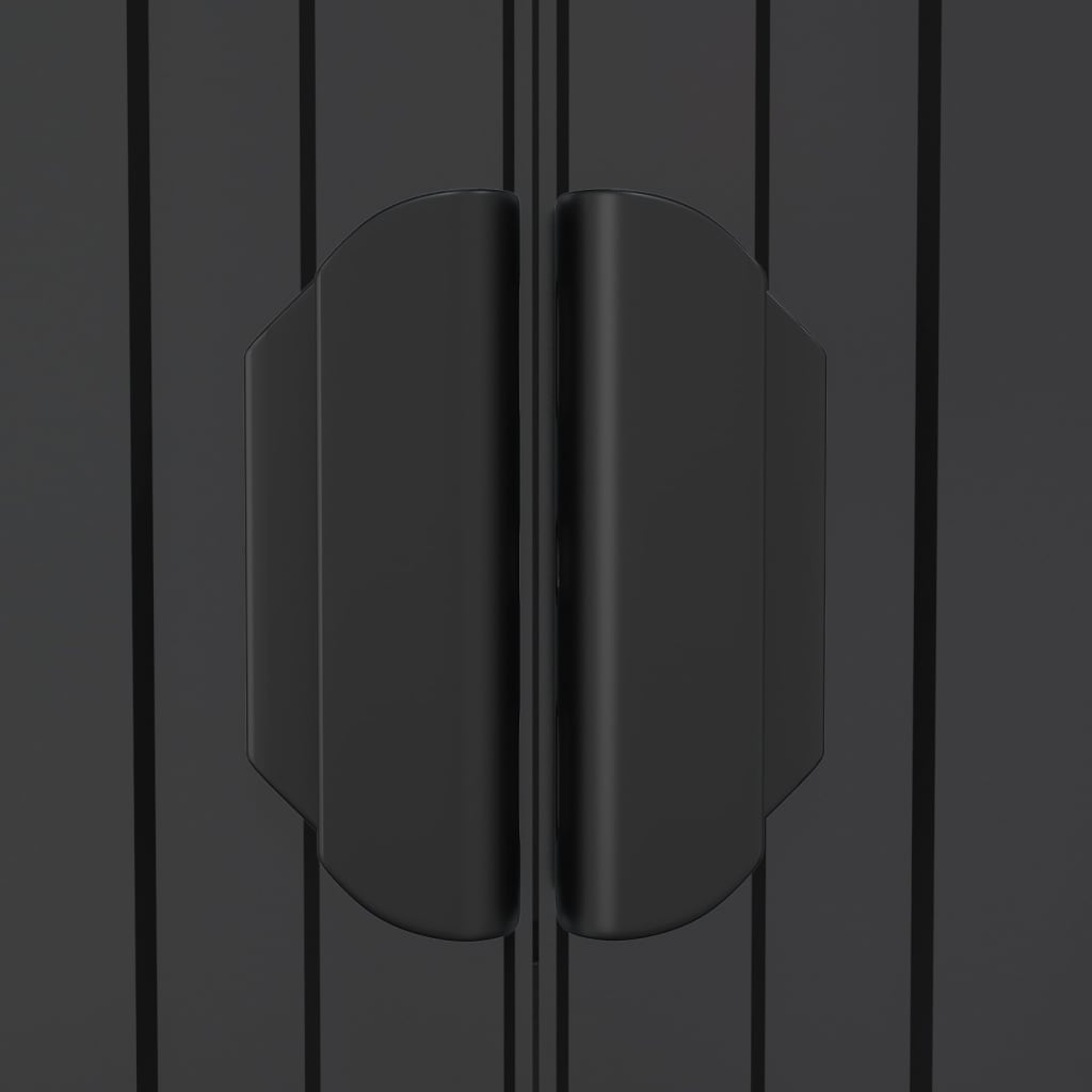 vidaXL Abri de jardin Anthracite 192x938x223 cm Acier galvanisé