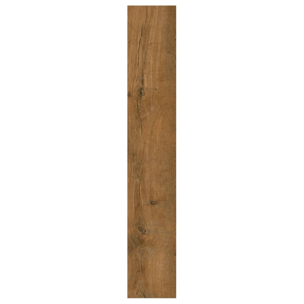vidaXL Panneaux muraux Aspect bois Marron PVC 2,06 m²
