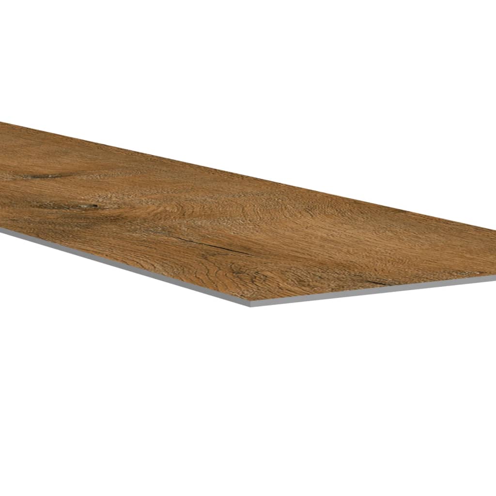 vidaXL Panneaux muraux Aspect bois Marron PVC 2,06 m²