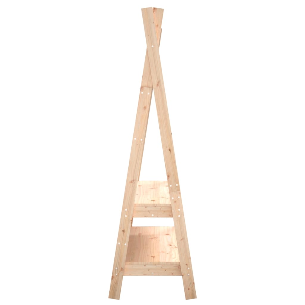 vidaXL Porte-vêtements 100x45,5x150 cm Bois de pin massif
