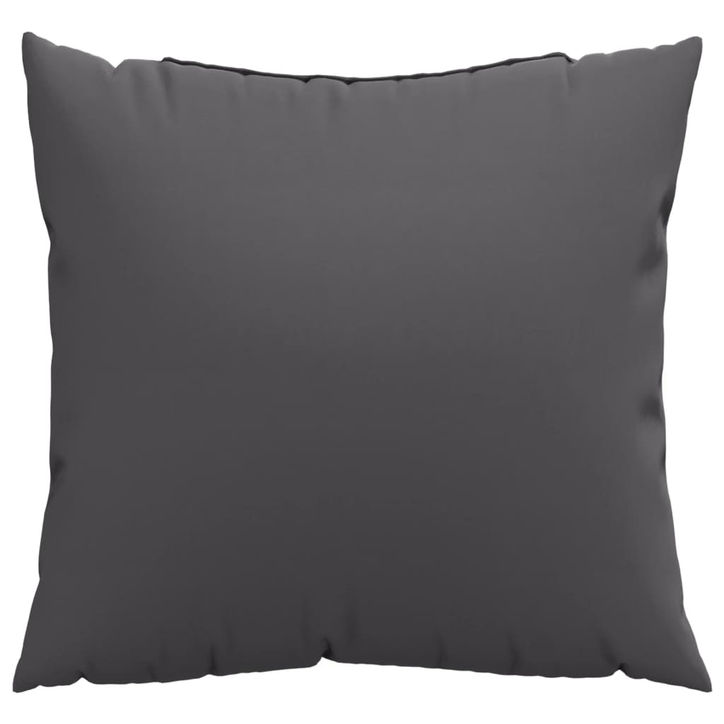 vidaXL Coussins de canapé 4 pcs anthracite 40x40 cm tissu