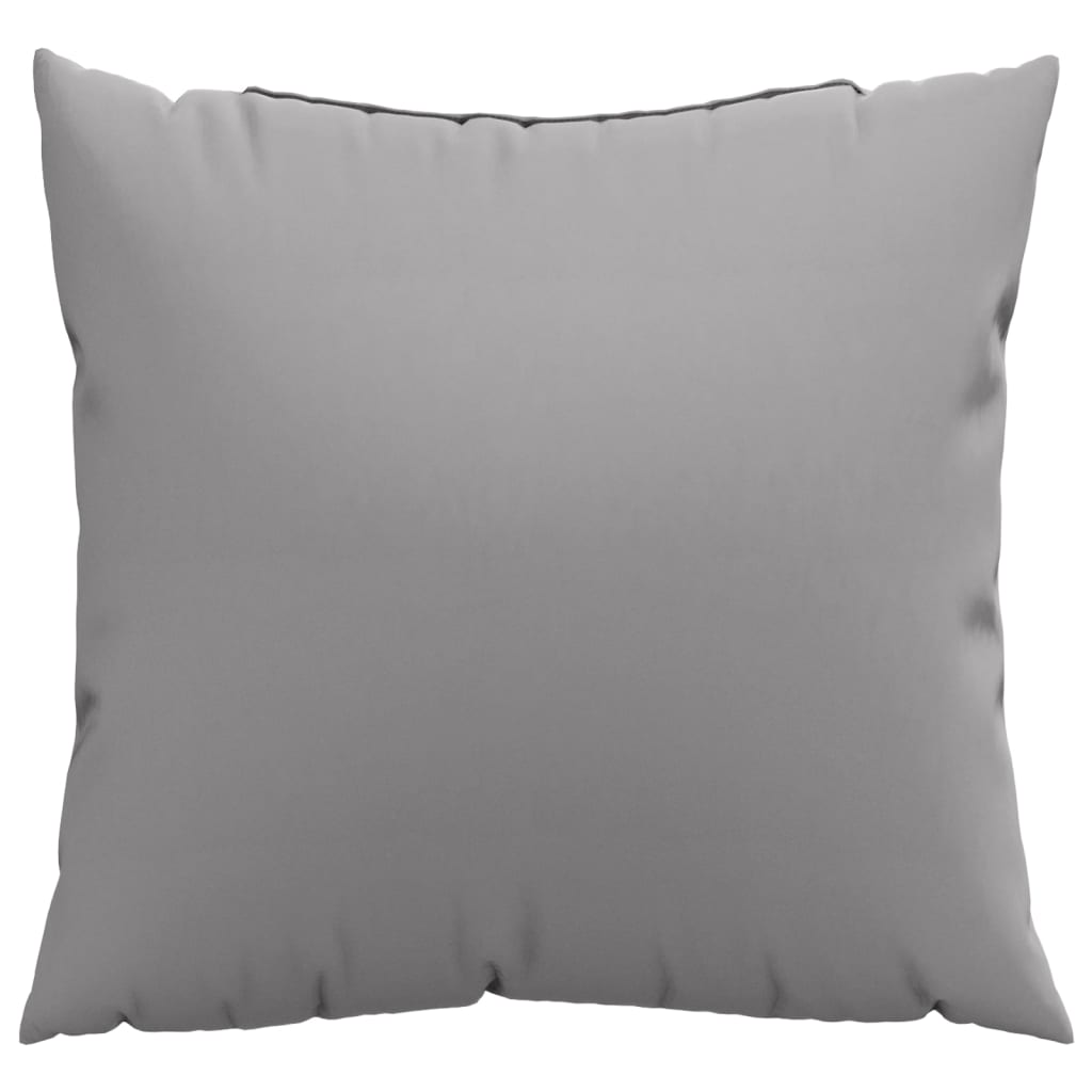 vidaXL Coussins de canapé lot de 4 gris 40x40 cm tissu
