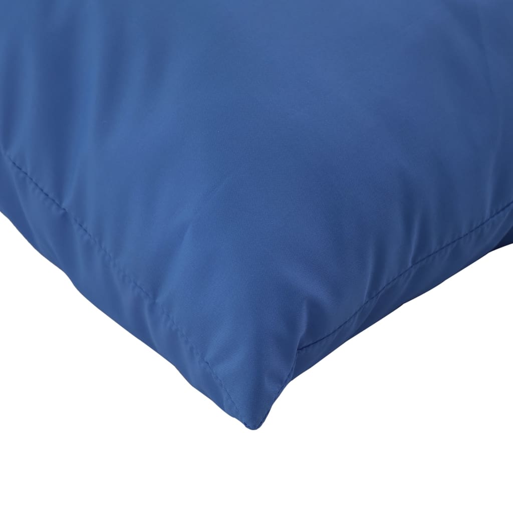 vidaXL Coussins de canapé 4 pcs bleu royal 50x50 cm tissu