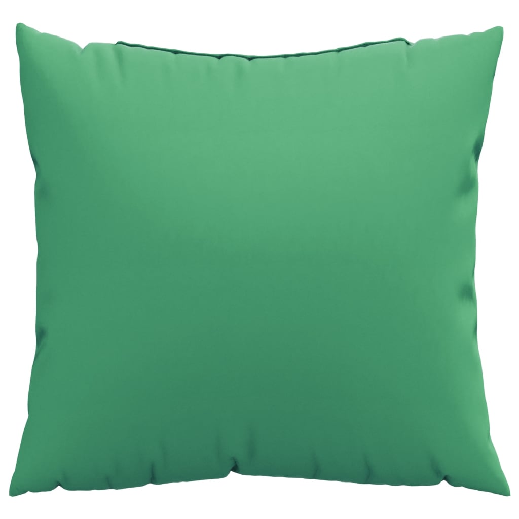 vidaXL Coussins de canapé lot de 4 vert 60x60 cm tissu
