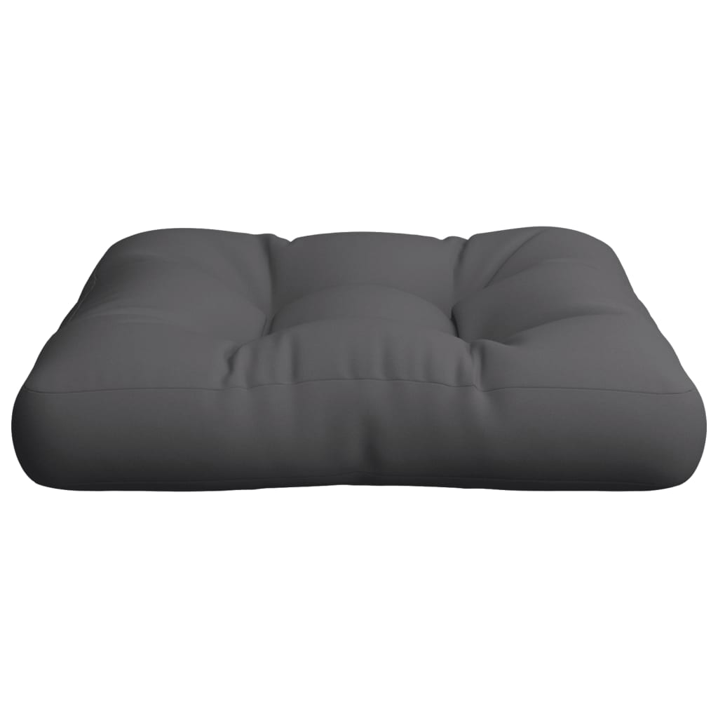 vidaXL Coussin de palette gris 50x50x12 cm tissu