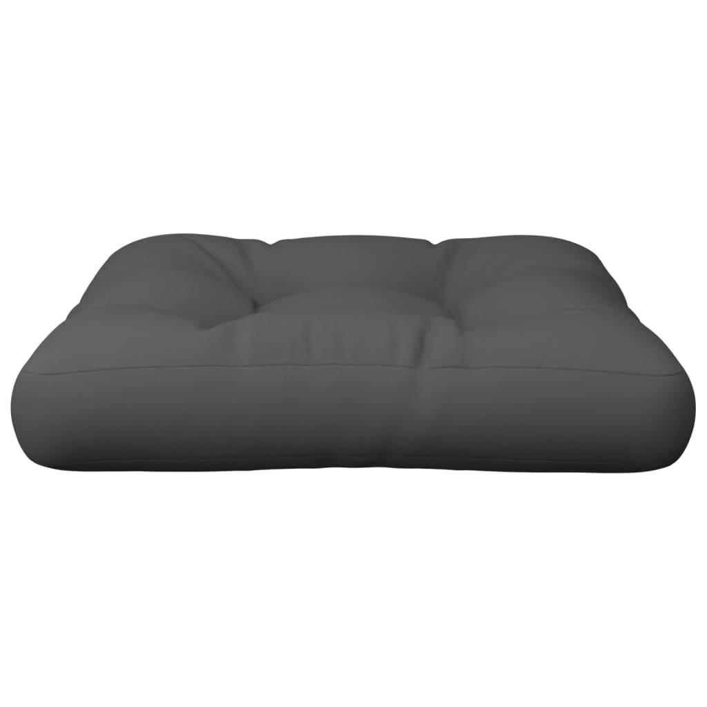 vidaXL Coussin de palette gris 60x60x12 cm tissu