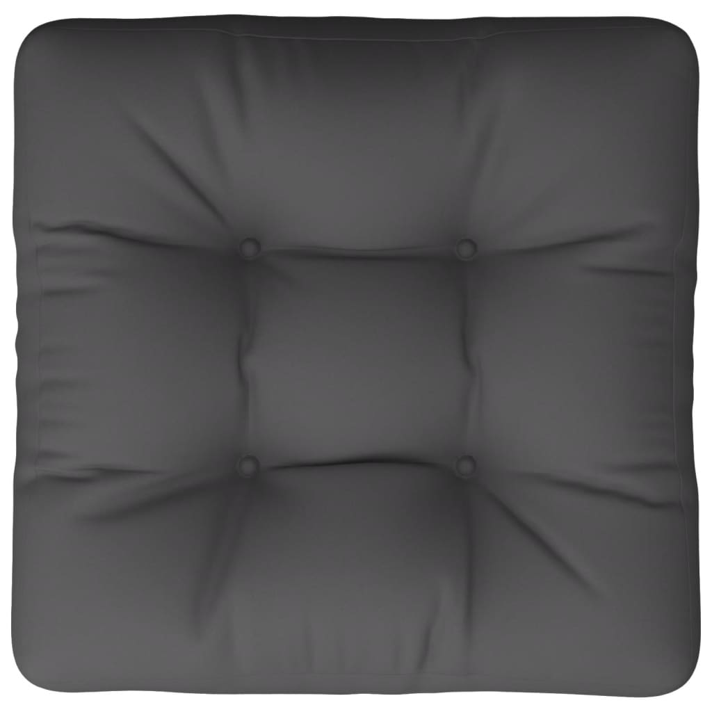 vidaXL Coussin de palette gris 60x60x12 cm tissu