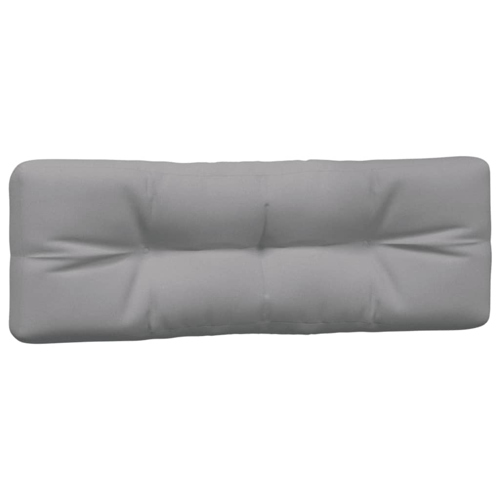 vidaXL Coussins de palette 5 pcs gris tissu