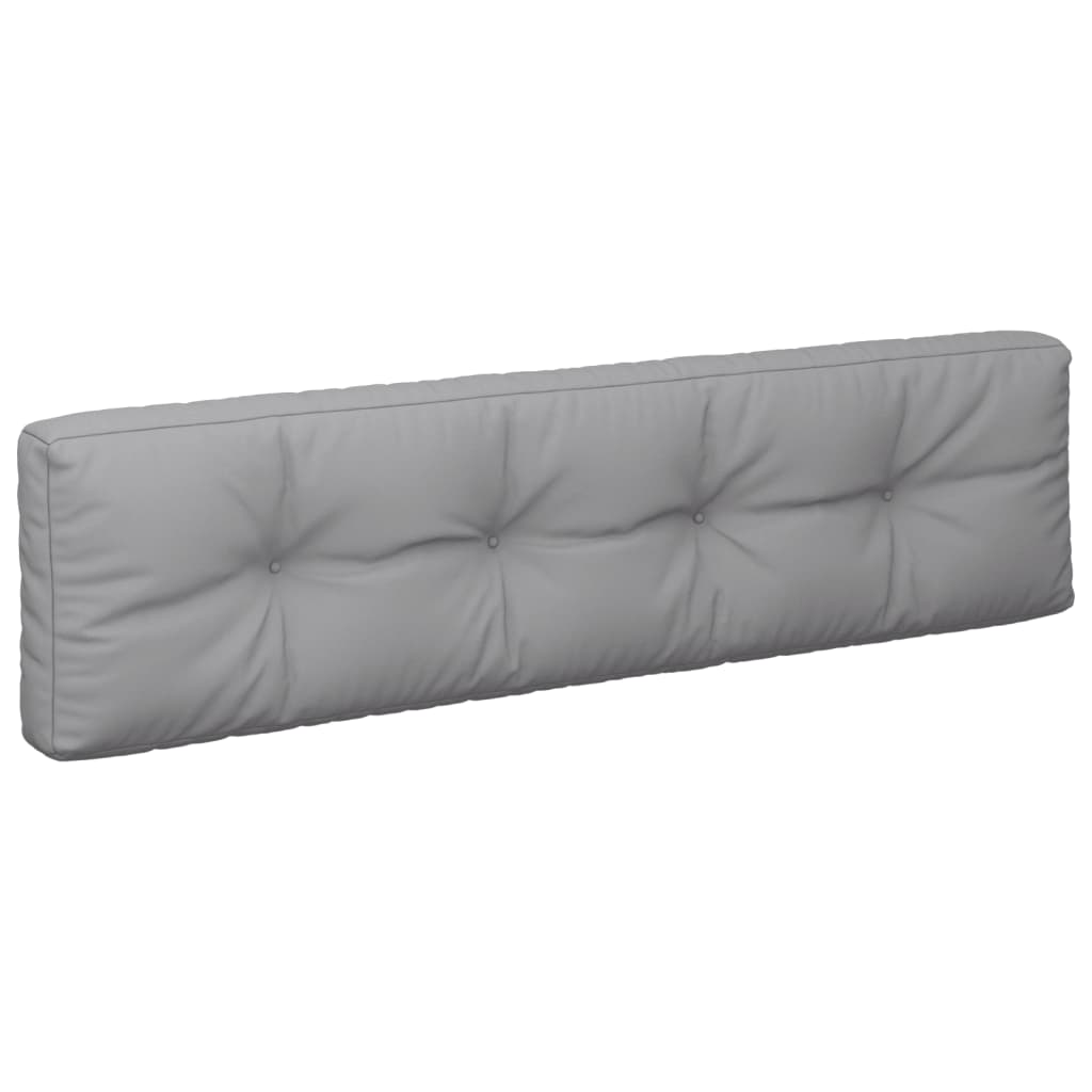 vidaXL Coussins de palette lot de 2 gris tissu
