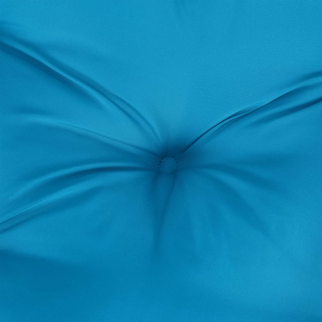 vidaXL Coussins de palette lot de 2 bleu clair 50x50x7 cm tissu oxford