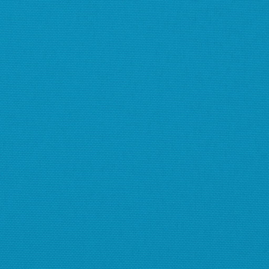 vidaXL Coussins de palette lot de 2 bleu clair 50x50x7 cm tissu oxford