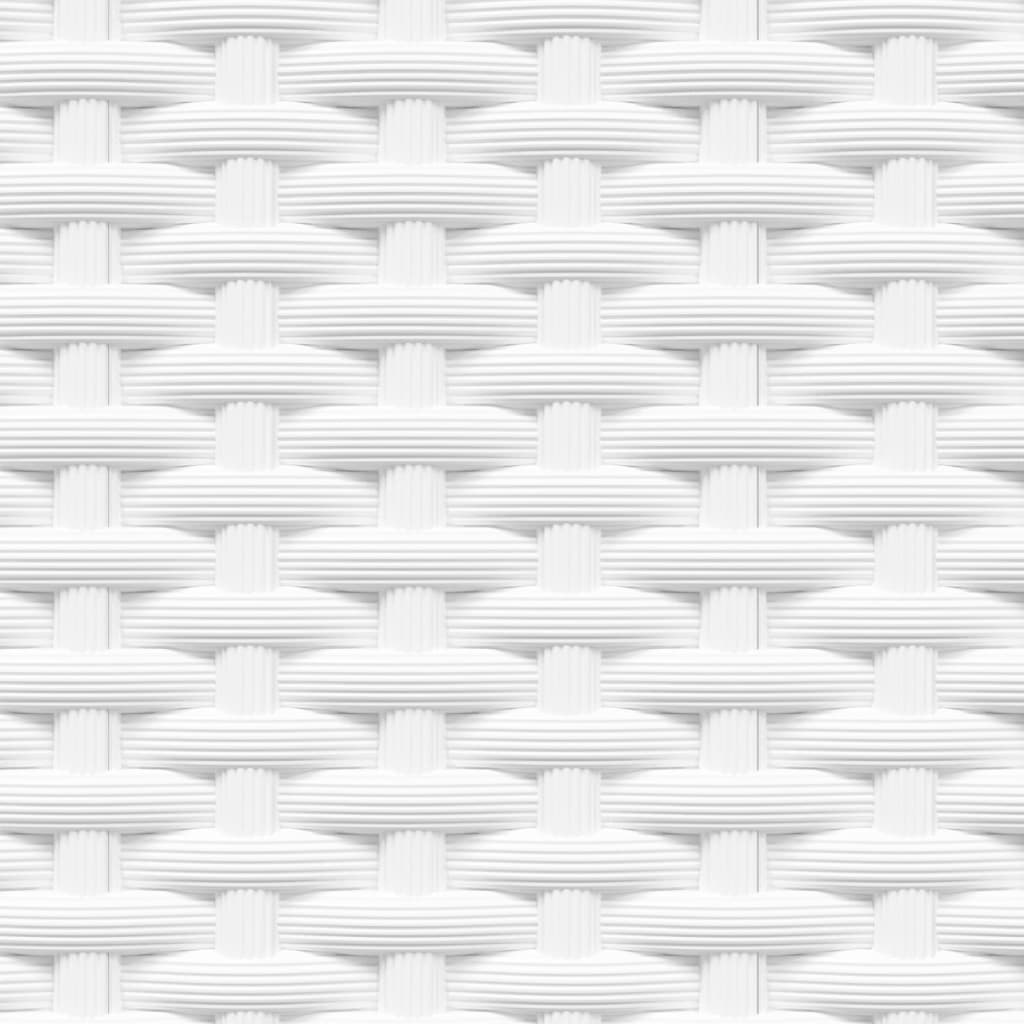 vidaXL Jardinières 2 pcs blanc 30x30x37 cm polypropylène