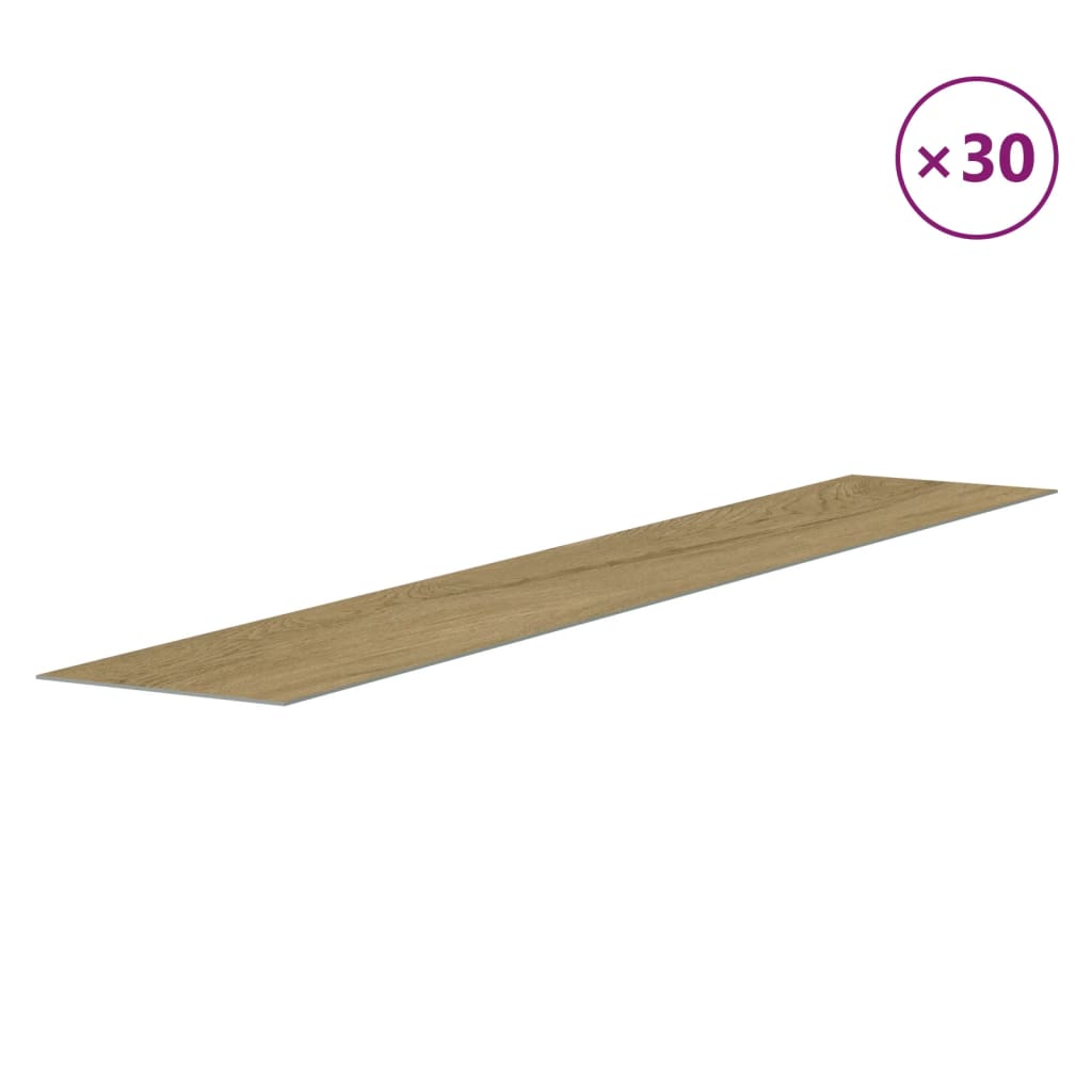 vidaXL Panneaux muraux Aspect bois Marron PVC 4,12 m²