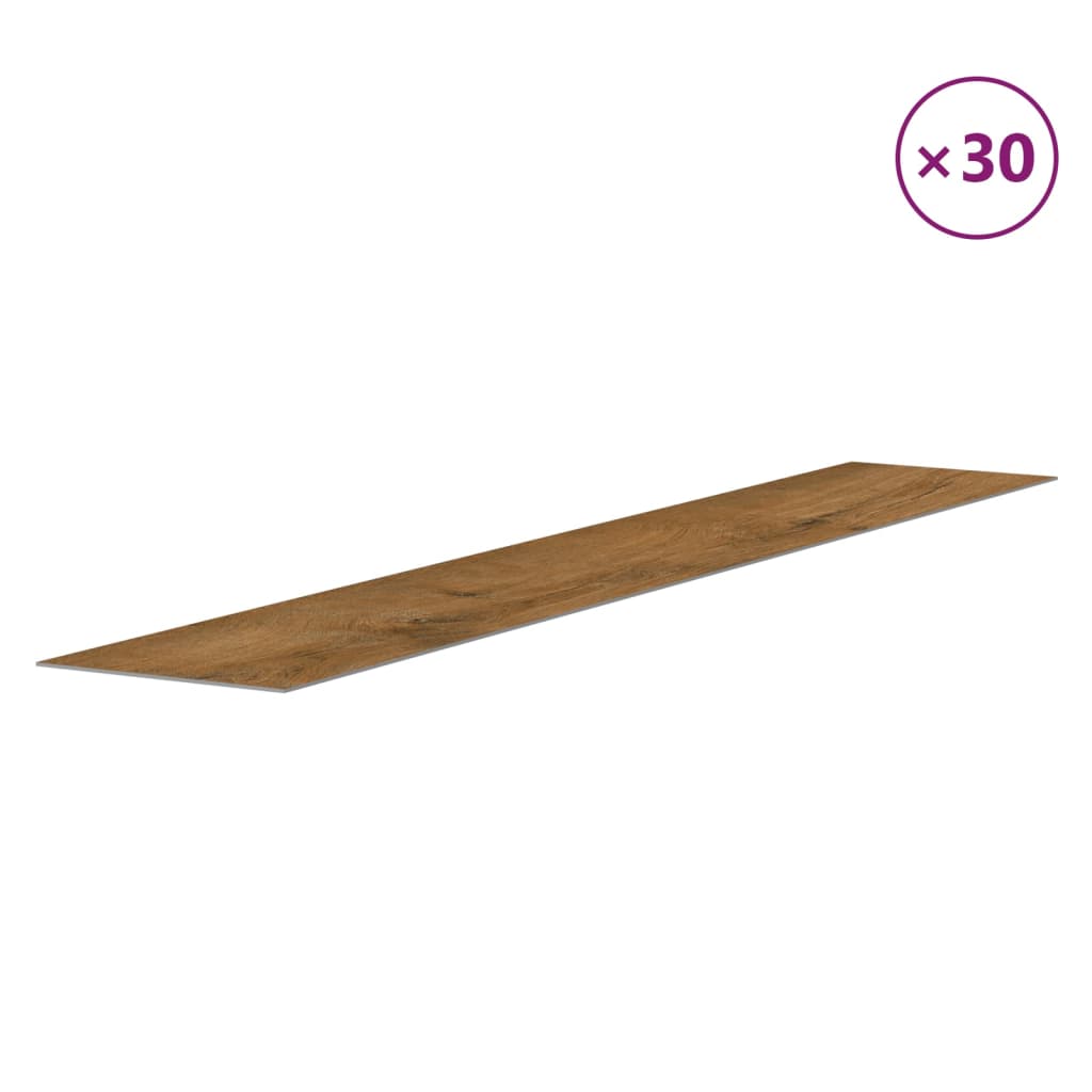 vidaXL Panneaux muraux Aspect bois Marron PVC 4,12 m²