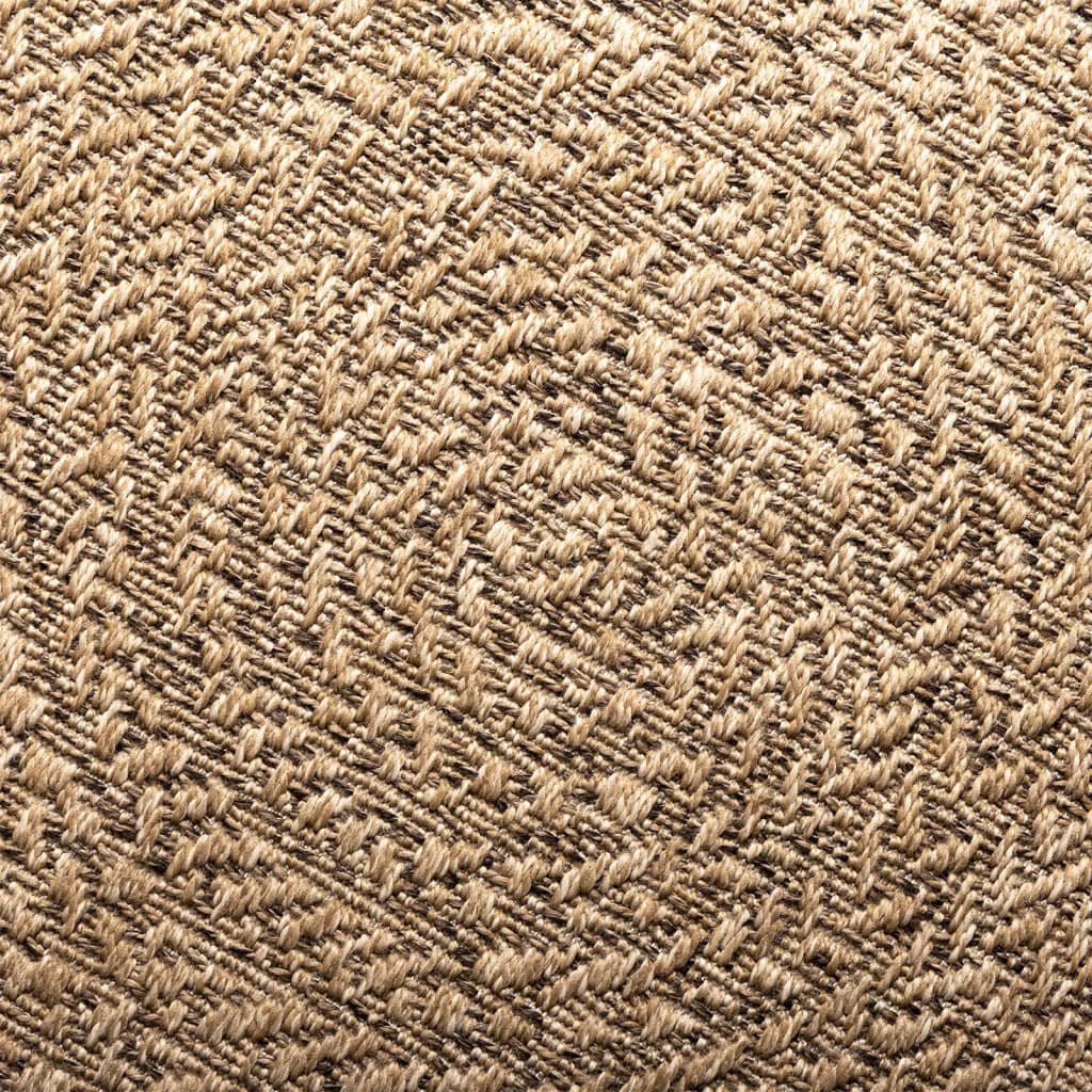 vidaXL Tapis 140x200 cm aspect jute intérieur et extérieur